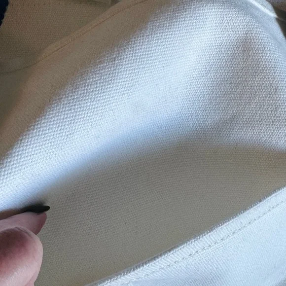 JEEP 2piece set: Love is Love White &Black w/rainbow color straps CanvasTote Bag - Picture 5 of 8